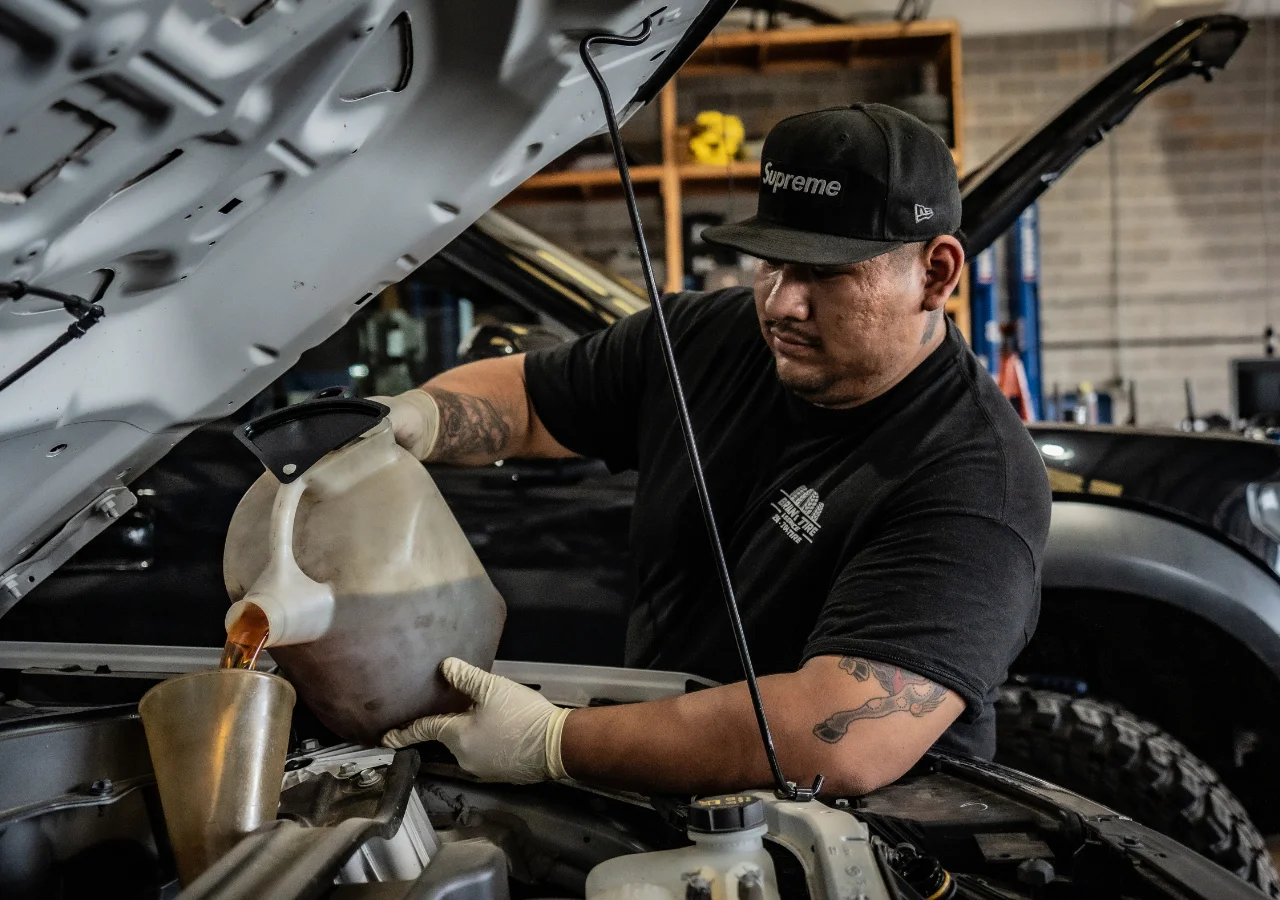 fluid check & top off