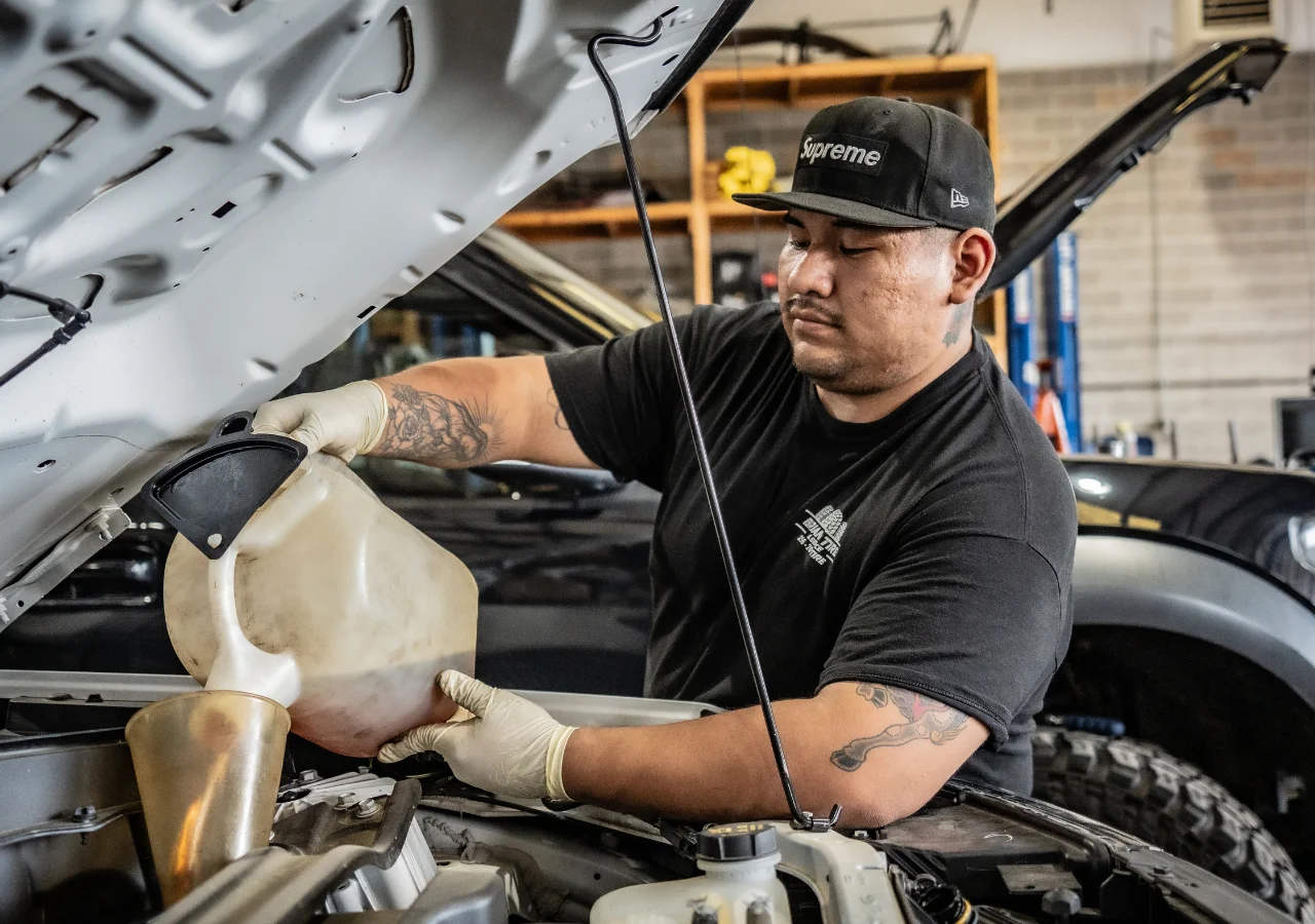 full service oil change