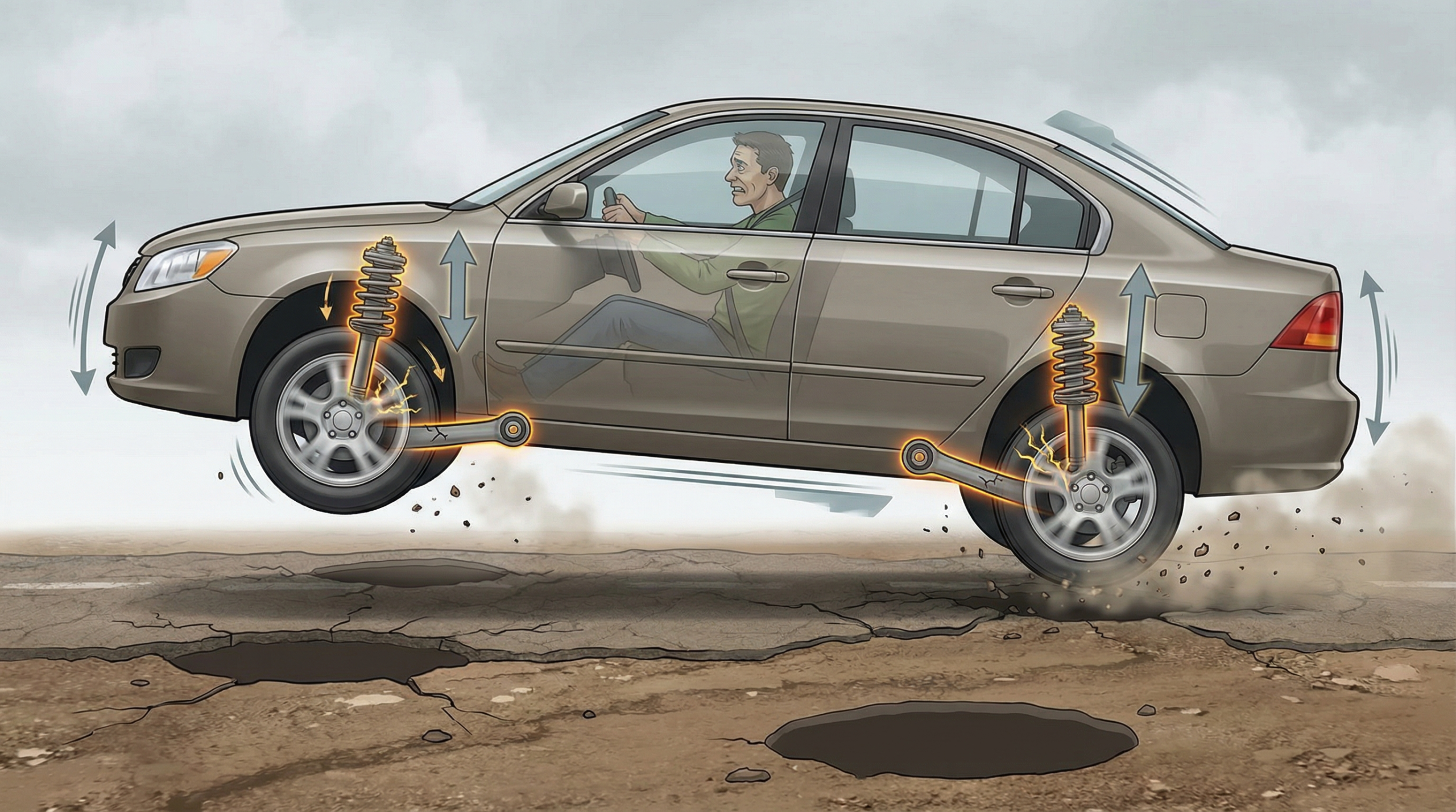 Signs Your Suspension Needs Repair Bumpy Rides and Excessive Bouncing