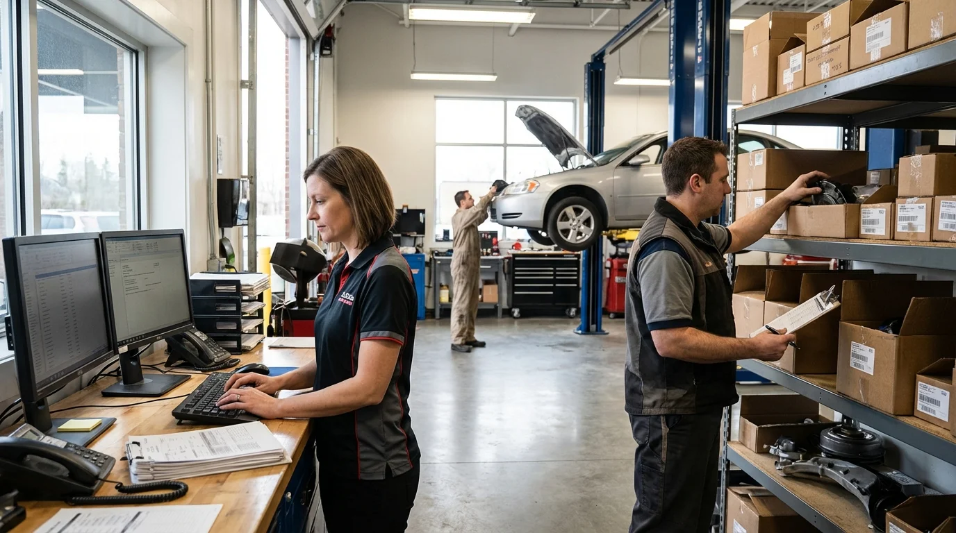 Who Else Works at an Auto Repair Shop