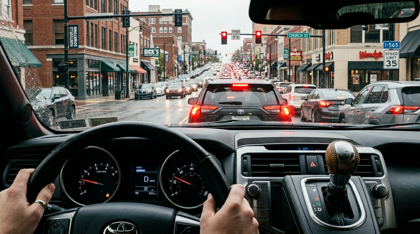 Why Huntsville’s Stop-and-Go Traffic Kills Transmissions